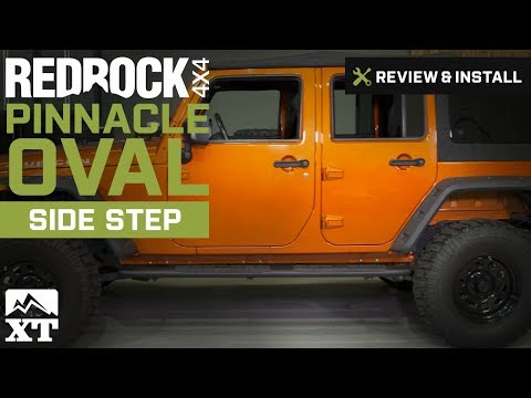 Jeep Wrangler (2007- 2017 JK) RedRock 4x4 Pinnacle Oval Side Step w/ Bent Ends Review & Install