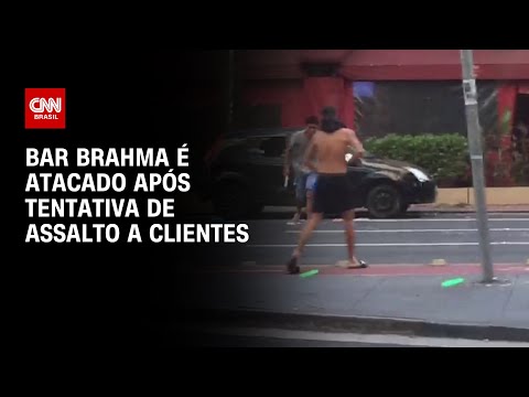 Bar Brahma, no centro de São Paulo, é atacado após tentativa de assalto a clientes