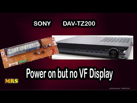 dav tz200 vfd display not working how to fix #MRS Electronics #043
