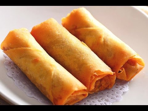 Crispy Golden Vegetable Spring Rolls
