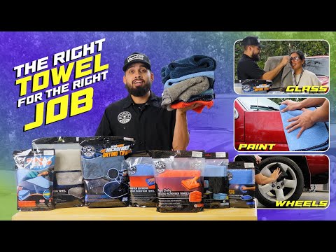 Are you using the RIGHT towel for the job?!