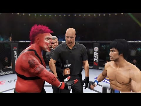 Sweet Tooth vs. Bruce Lee (EA sports UFC 2) - Crazy UFC 👊🤪