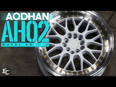 AODHAN AH02 17x8 , GLOSS WHITE & MACHINED