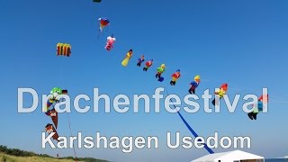 preview picture of video 'Drachenfestival Karlshagen Usedom,  Kit festival'
