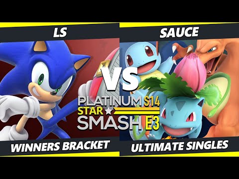 PSS S14:E3 - Ls (Sonic) Vs. Sauce (Pokemon Trainer) SSBU Ultimate Tournament