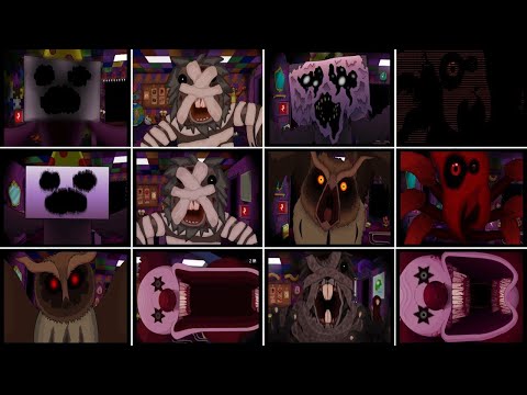 One Week at Flumpty's Fan-Made - All Demos - All Jumpscares (include trailer 2 jumpscare)