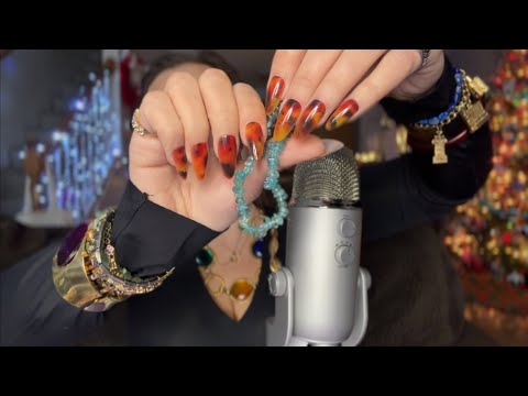 asmr/ huge haul of crystal bracelets 💎 ✨ (so many tingly sounds + over explaining crystals)