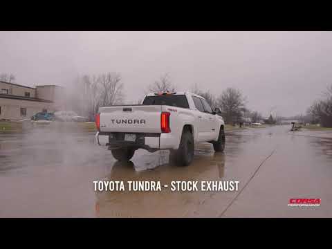 CORSA Performance 2022+ Toyota Tundra Exhaust System.