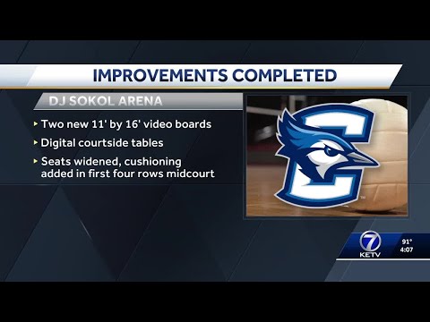 Creighton volleyball fans experience new upgrades at DJ Sokol Arena on Saturday