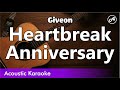 Giveon - Heartbreak Anniversary (SLOW karaoke acoustic)