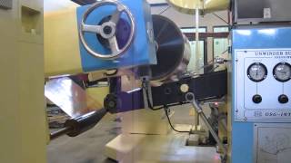 EXTRUSION LAMINATING MACHINE CUTTING VIDEO1