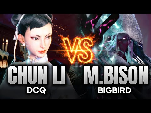 SF6 | DCQ (Chun-Li) vs BigBird (M.Bison) Custom Match FT3 | Street Fighter 6 Gameplay