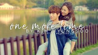 Video thumbnail of "kim myungsoo || one more time lyrics (korean romanization | english)"