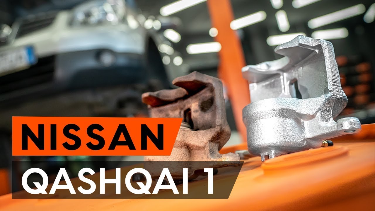 Ako vymeniť predné brzdový strmeň na Nissan Qashqai J10 – návod na výmenu