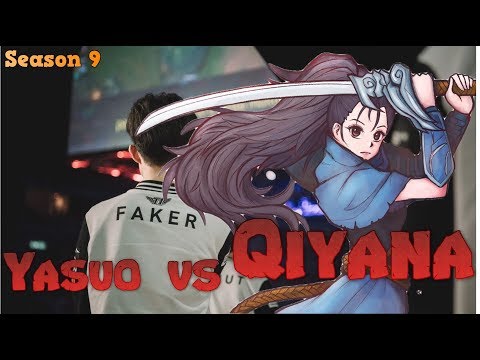 Faker - Yasuo vs Qiyana Mid - LoL Season 9 KR Ranked | League of Legends Replays