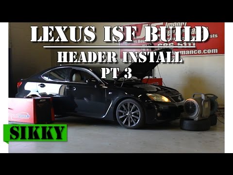 SIKKY Lexus ISF Header & Intake Dyno Test
