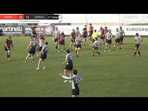 VERONA RUGBY vs RUGBY PAESE