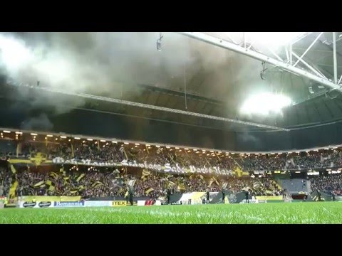 Tifot innan AIK-Sundsvall 1-1