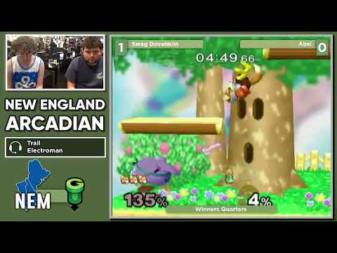 NE Melee Arcadian 10 - Swag Dovahkiin (Fox) vs. Abel (Jigglypuff) - SSBM WQF