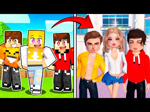 Wir haben mit Pati und Sebek in Minecraft „Dress to Impress“ gespielt!