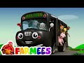 As Rodas No ônibus Canção Para Crianças 3d Berçário Rimas The Wheels On The Bus Song In 3D