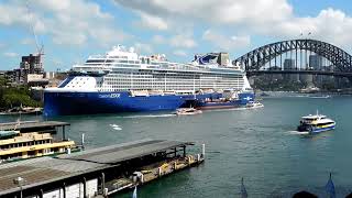 Celebrity Edge cruise ship in Sydney 2024
