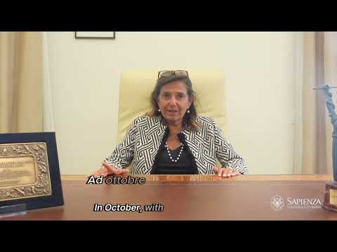 Semestre aperto in Sapienza: videomessaggio della Rettrice