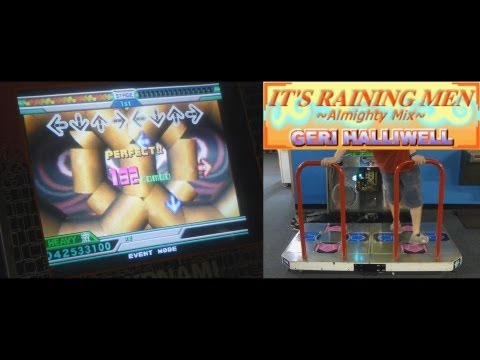 OMG KON! - IT'S RAINING MEN ~Almighty Mix~ (Double Heavy) AAA on DDR EXTREME