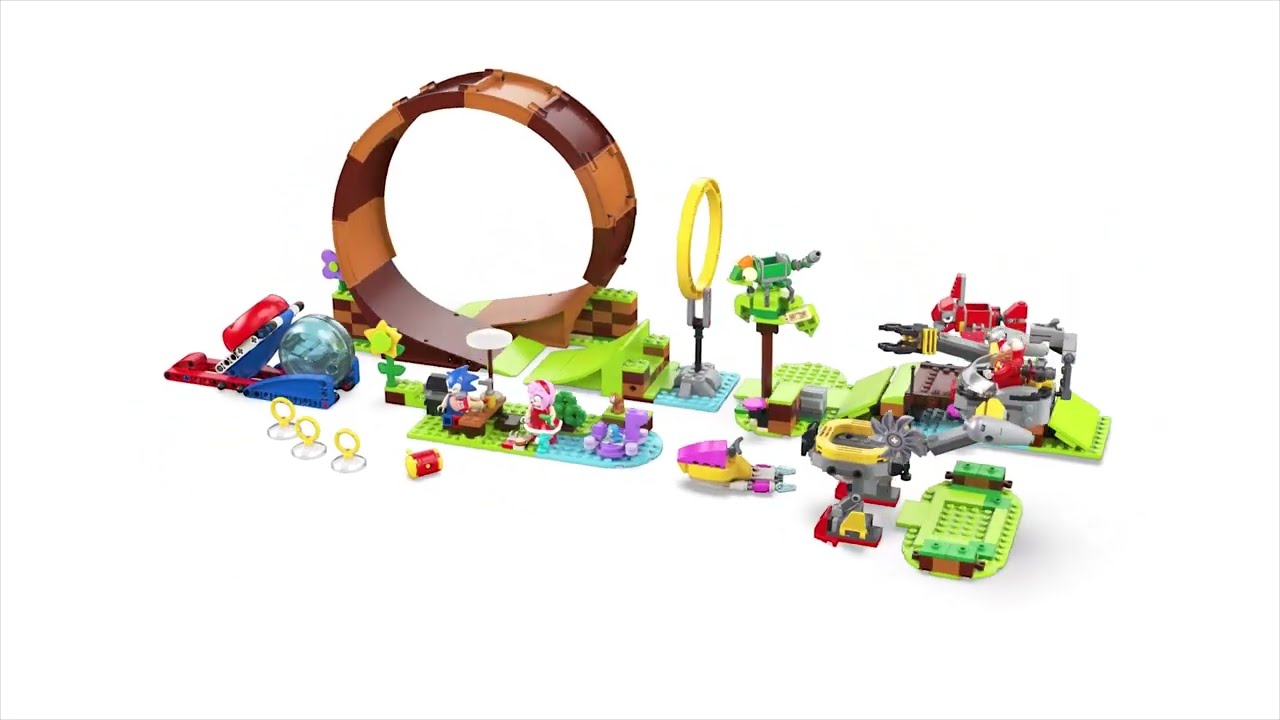 LEGO Sonic - Sonicova smyčková výzva v Green Hill