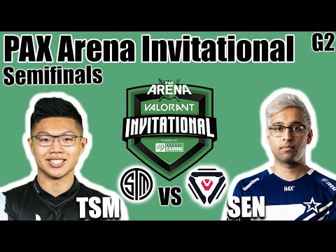 TSM vs Sentinels Game 2 - Semifinals | PAX Arena Valorant Invitational | Valorant Ignition Series