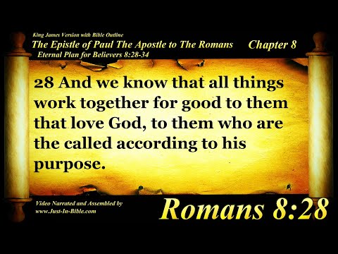 Romans Chapter 8 - Bible Book 45 - The Holy Bible KJV Read Along Audio/Video/Text