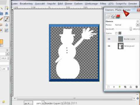 GIMP 60 - GanzEinfach Teil 3/6 Rahmen