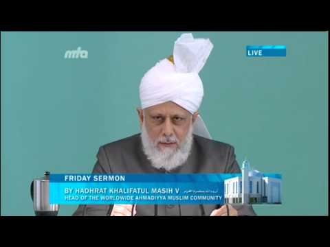 English Translation: Friday Sermon 28th September 2012