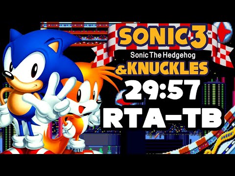 Sonic 3 & Knuckles - Sonic speedrun in 29:57 RTA-TB (Former World Record)
