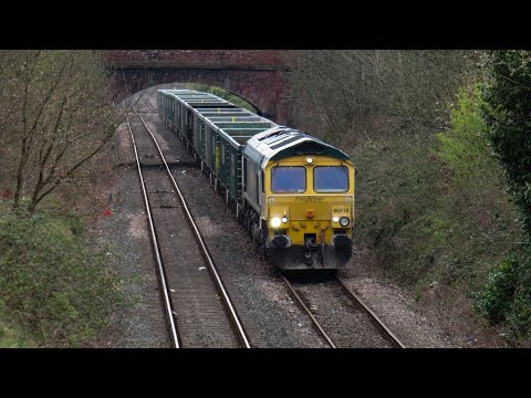 Freightliner Class 66 No. 66616 on 6H51 Hardendale Quarry - Guide Bridge Yard on 04.04.20 - HD