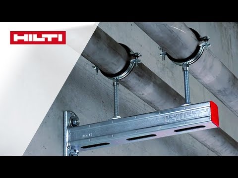 VORSTELLUNG von Hilti Brandschutztechnik - brandsichere Befestigung von Leitungen in Rettungswegen
