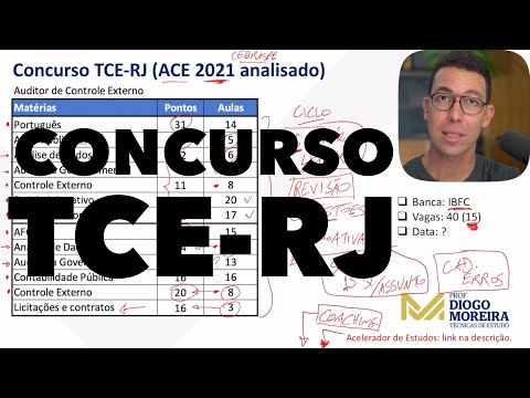 Concurso TCE-RJ Análise do último edital e dicas de estudo