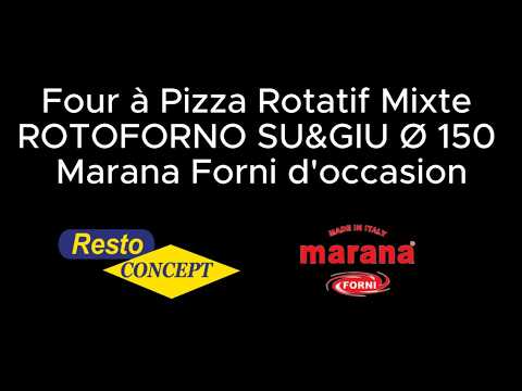 video 1, Four à Pizza Rotatif Mixte ROTOFORNO SU&GIU Ø 150