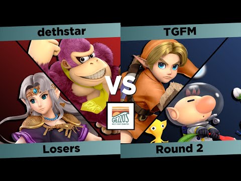Gezzo's Smash - dethstar (Donkey Kong, Zelda) vs TGFM (Young Link, Olimar) - SSBU Tournament