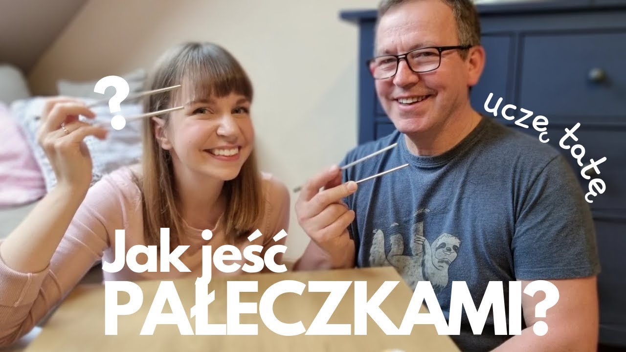 Jak jeść pałeczkami - pokazuję mojemu Tacie (i Wam) jak jeść pałeczkami jak w Korei
