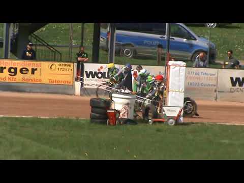Team Nederland 1e heat 250cc speedway Hechtpokal Teterow, 28 april 2018