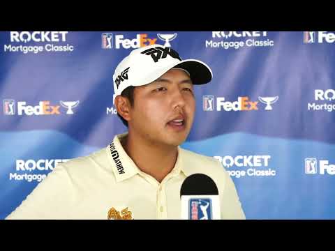 KK Limbhasut Friday Flash Interview 2022 Rocket Mortgage Classic · Round 2