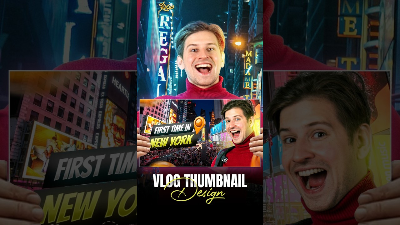 Vlog Thumbnails Design Ideas 💡