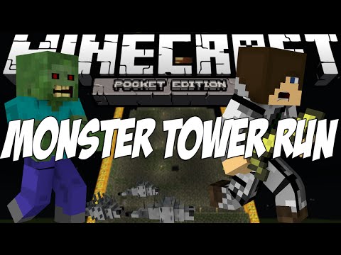 Sidian - EPIC Monster Tower Run! "IMPOSSIBLE?!" - Minecraft: Pocket Edition