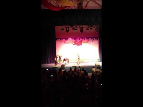 Crewzin Crew dance in concert