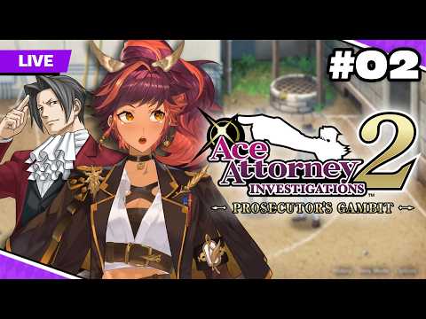 [Let's Play] Ace Attorney Investigations 2: Prosecutor's Gambit #2 [EN - Twitch] | HOKU 🦉