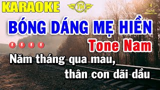 Bóng Dáng Mẹ Hiền Karaoke Tone Nam Nhạc Sống 2022 | Trọng Hiếu