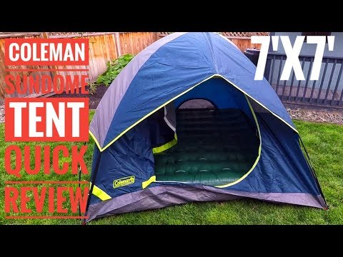 Coleman Tent Sundome 3 Person Quick Review