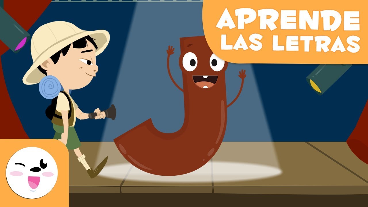 Aprende la letra J con Jing el explorador- El abecedario