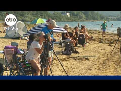 Solar eclipse sweeps across Europe